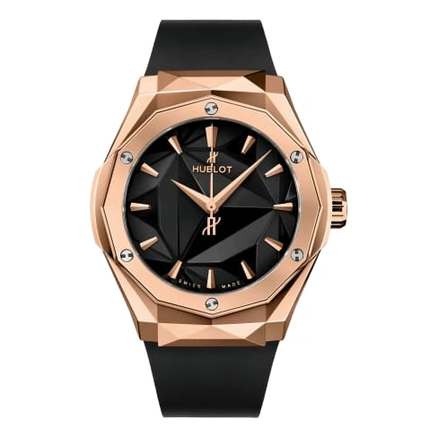 Hublot Watch For Men - Classic Fusion Aerofusion Chronograph Orlinski, King Gold-Steel