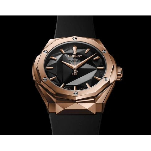 Hublot Watch For Men - Classic Fusion Aerofusion Chronograph Orlinski, King Gold-Steel