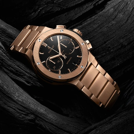 Hublot Watch For Men - Classic Fusion Aerofusion Chronograph, King Gold