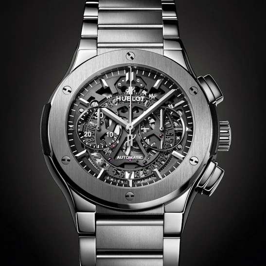Hublot Watch For Men - Classic Fusion Aerofusion, Titanium, 45 mm