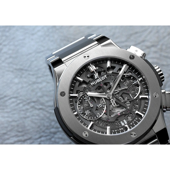 Hublot Watch For Men - Classic Fusion Aerofusion, Titanium, 45 mm