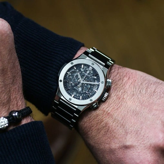 Hublot Watch For Men - Classic Fusion Aerofusion, Titanium, 45 mm