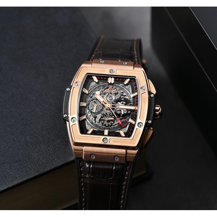 Hublot Watch For Men - Classic Fusion Chronograph, King Gold, 45 mm