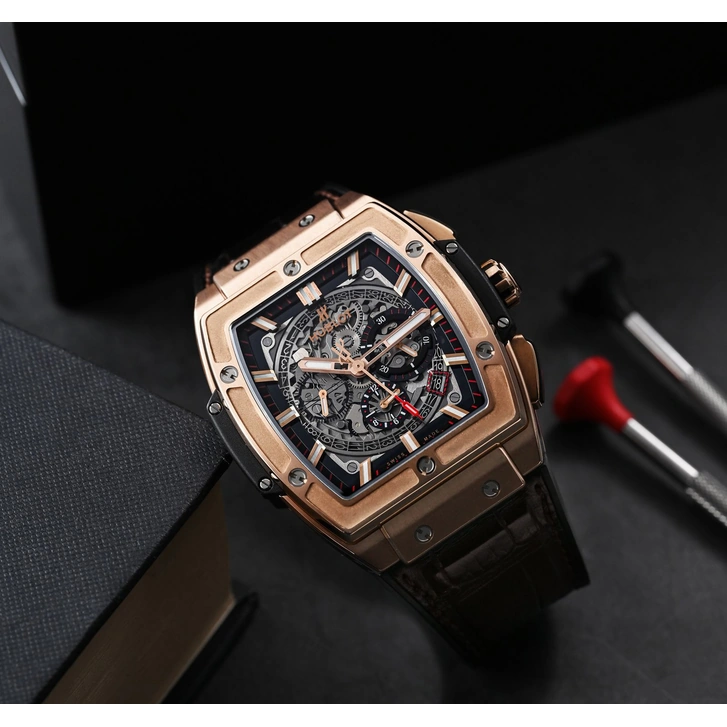 Hublot Watch For Men - Classic Fusion Chronograph, King Gold, 45 mm