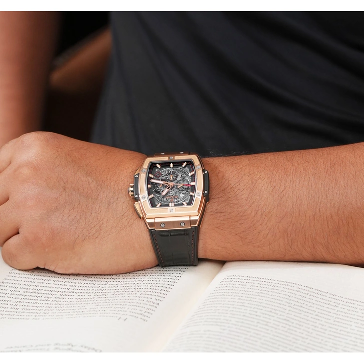 Hublot Watch For Men - Classic Fusion Chronograph, King Gold, 45 mm