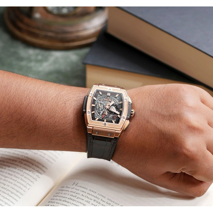 Hublot Watch For Men - Classic Fusion Chronograph, King Gold, 45 mm