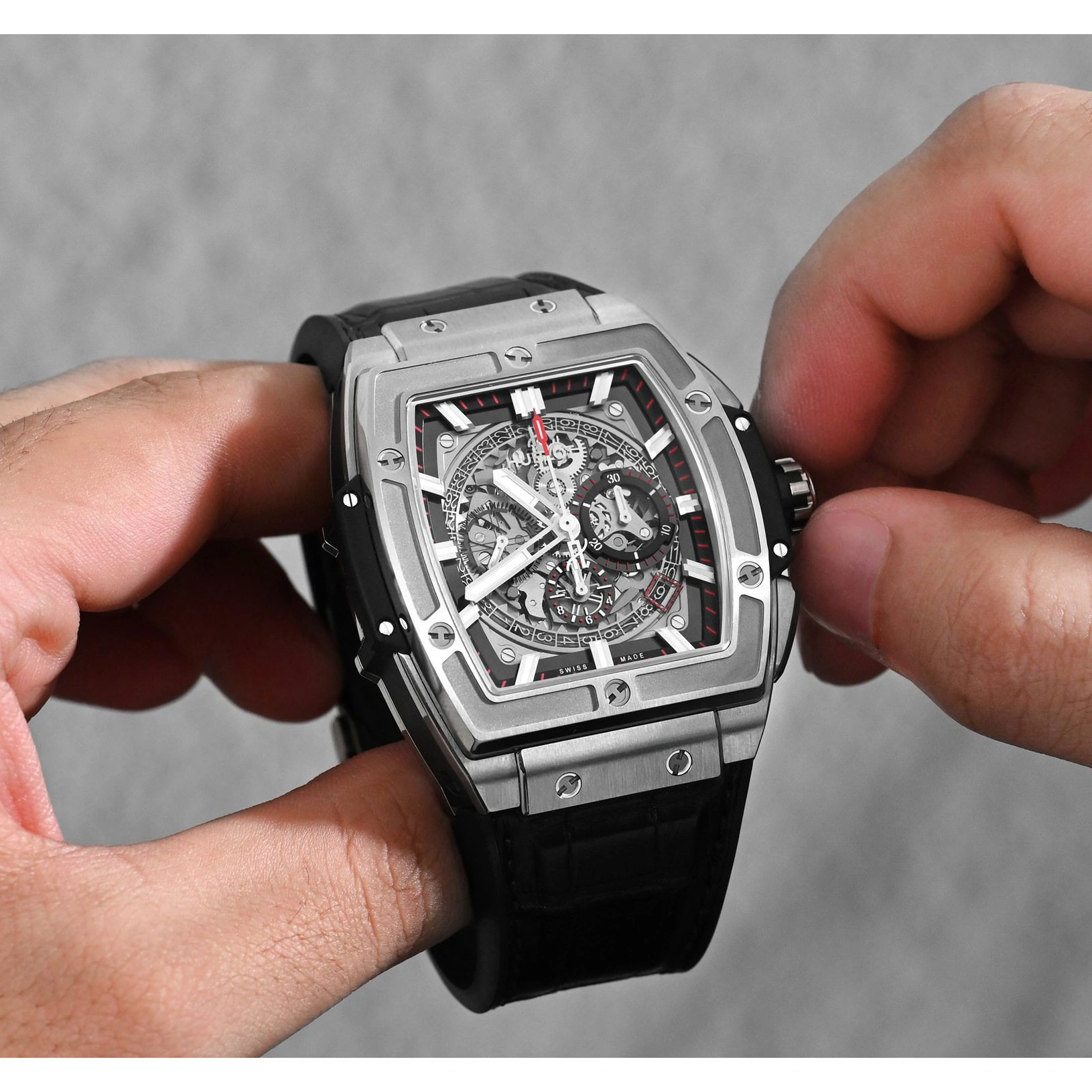 Hublot Watch For Men - Classic Fusion Chronograph, Titanium, 45 mm (601.NX.0173.LR)