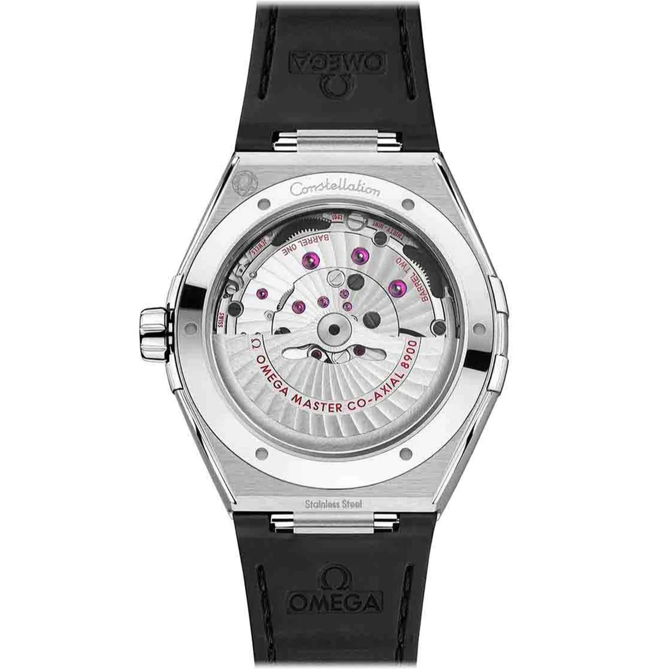 Omega Watch For Men - Constellation 41 mm, Steel on Leather Strap - Ref. 131.33.41.21.01.001