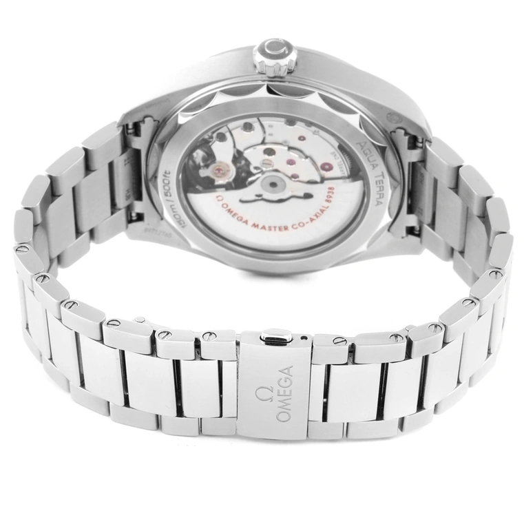 Omega Watch For Men - Seamaster Aqua Terra 150M Worldtimer, Steel on Steel, Blue Dial - Ref. 220.10.43.22.03.001