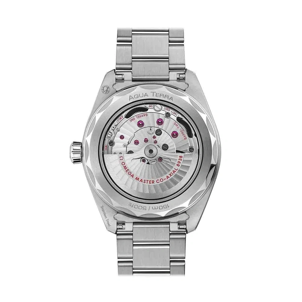 Omega Watch For Men - Seamaster Aqua Terra 150M Worldtimer, Steel on Steel, Green Dial