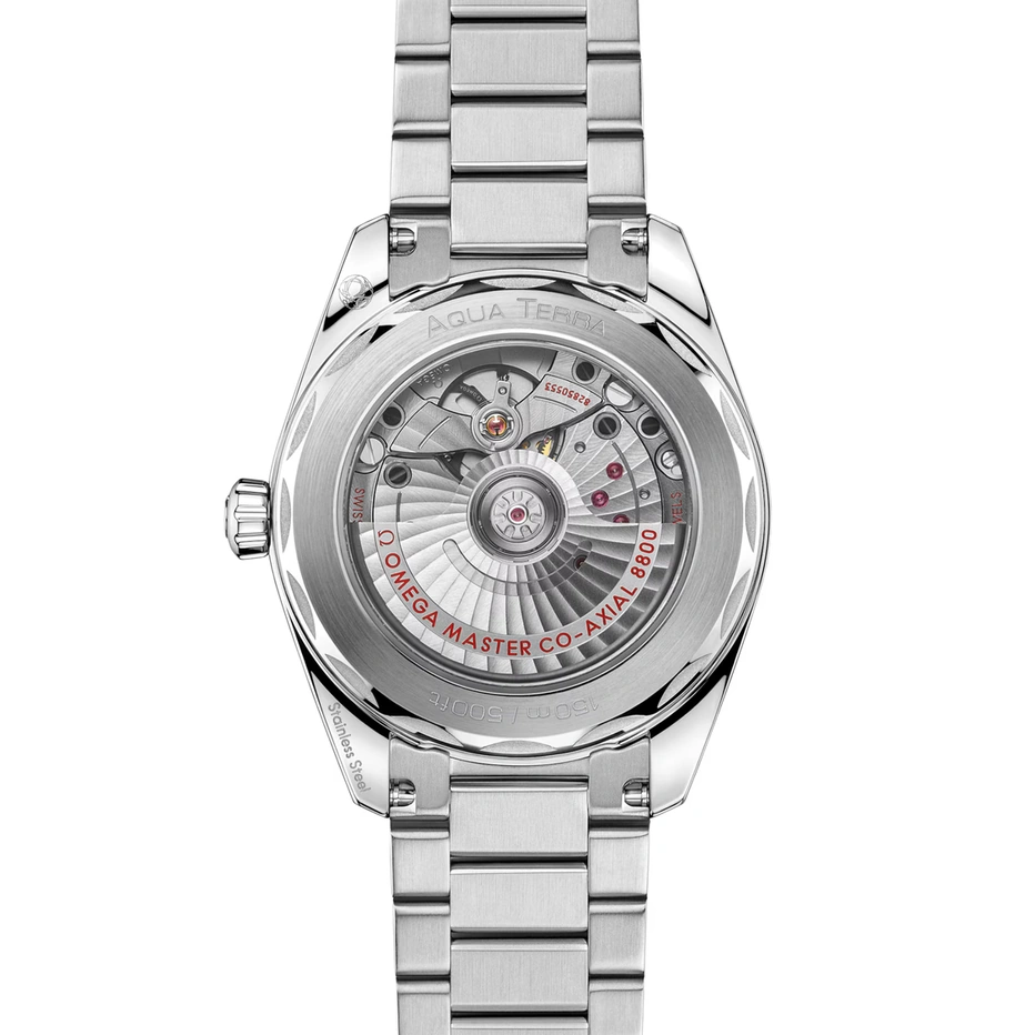 Omega Watch For Men - Seamaster Aqua Terra 150M, Steel on Steel, Turquoise Gradient Dial