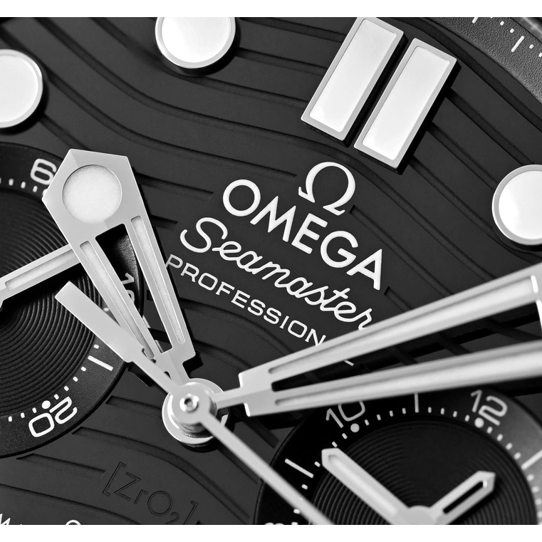 Omega Watch For Men - Seamaster Diver 300M Chronograph, 44 mm, Black Dial - Ref. 210.30.44.51.01.001