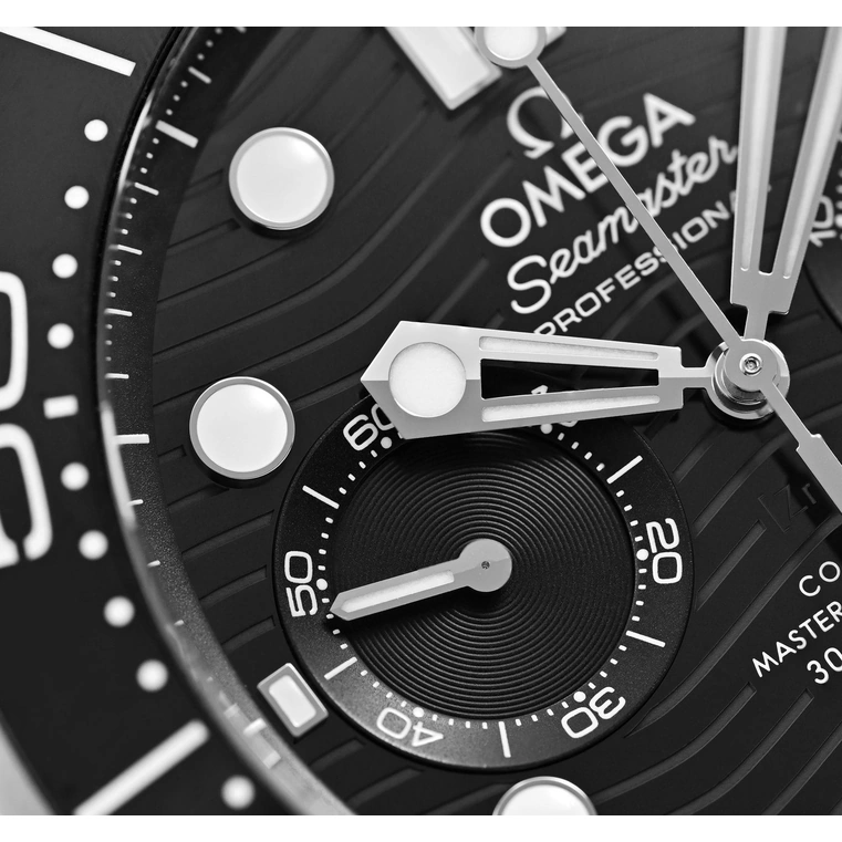 Omega Watch For Men - Seamaster Diver 300M Chronograph, 44 mm, Black Dial - Ref. 210.30.44.51.01.001