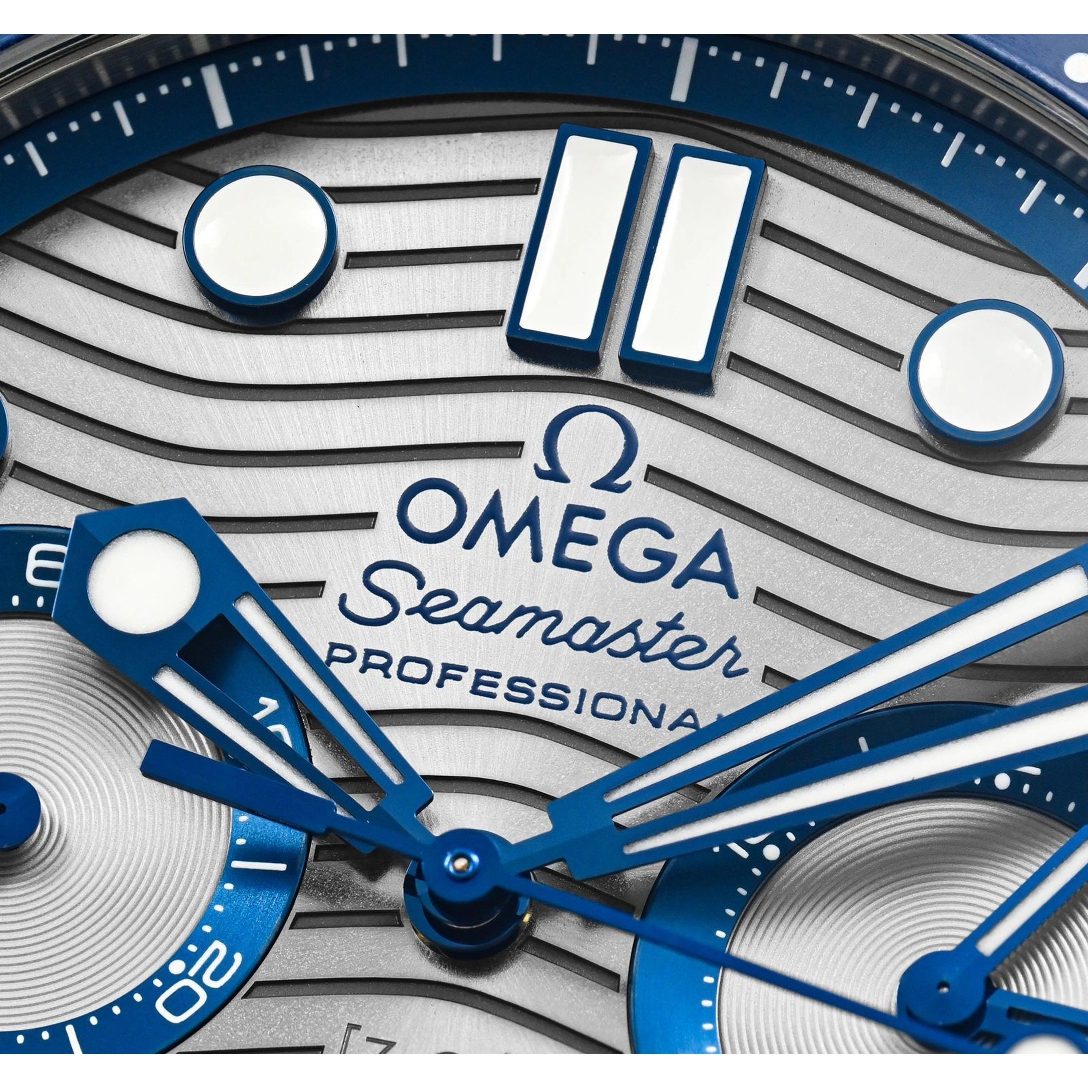Omega Watch For Men - Seamaster Diver 300M Chronograph, 44 mm, Grey Dial - Ref. 210.30.44.51.06.001