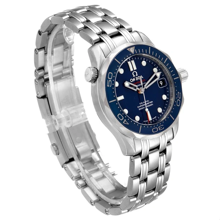 Omega Watch For Men - Seamaster Diver 300M Co-Axial 36.25 mm, Steel on Steel - Ref. 212.30.36.20.03.001