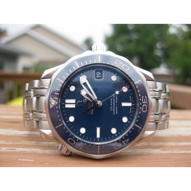Omega Watch For Men - Seamaster Diver 300M Co-Axial 36.25 mm, Steel on Steel - Ref. 212.30.36.20.03.001
