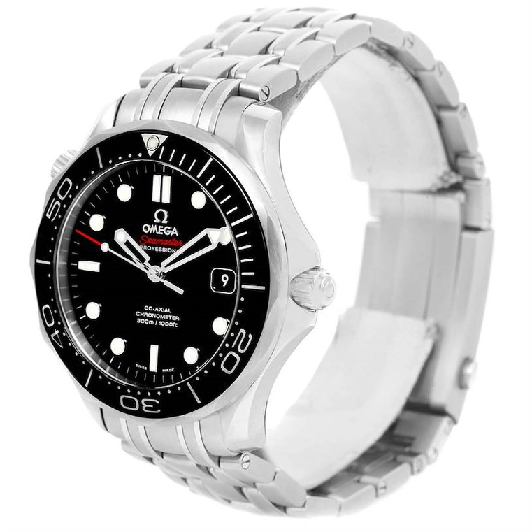 Omega Watch For Men - Seamaster Diver 300M Co-Axial 41 mm, Steel on Steel - Ref. 212.30.41.20.01.003
