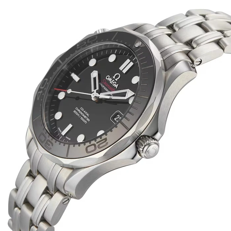 Omega Watch For Men - Seamaster Diver 300M Co-Axial 41 mm, Steel on Steel - Ref. 212.30.41.20.01.003