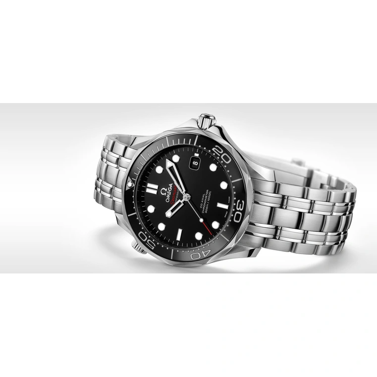 Omega Watch For Men - Seamaster Diver 300M Co-Axial 41 mm, Steel on Steel - Ref. 212.30.41.20.01.003