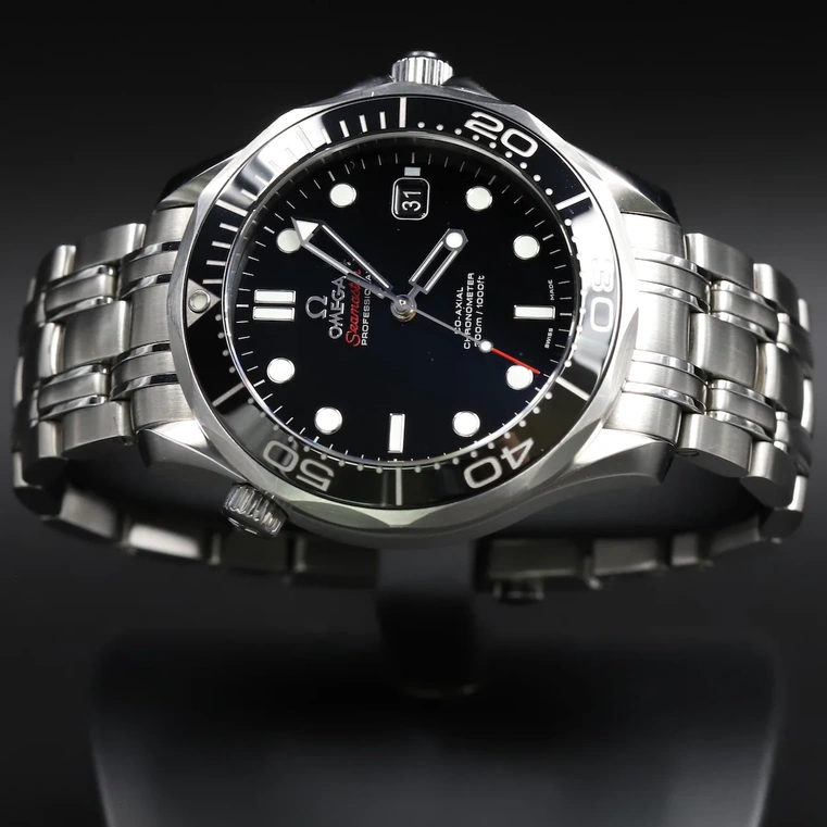 Omega Watch For Men - Seamaster Diver 300M Co-Axial 41 mm, Steel on Steel - Ref. 212.30.41.20.01.003