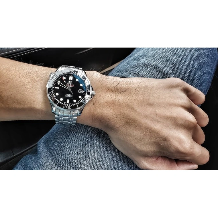 Omega Watch For Men - Seamaster Diver 300M Co-Axial 41 mm, Steel on Steel - Ref. 212.30.41.20.01.003
