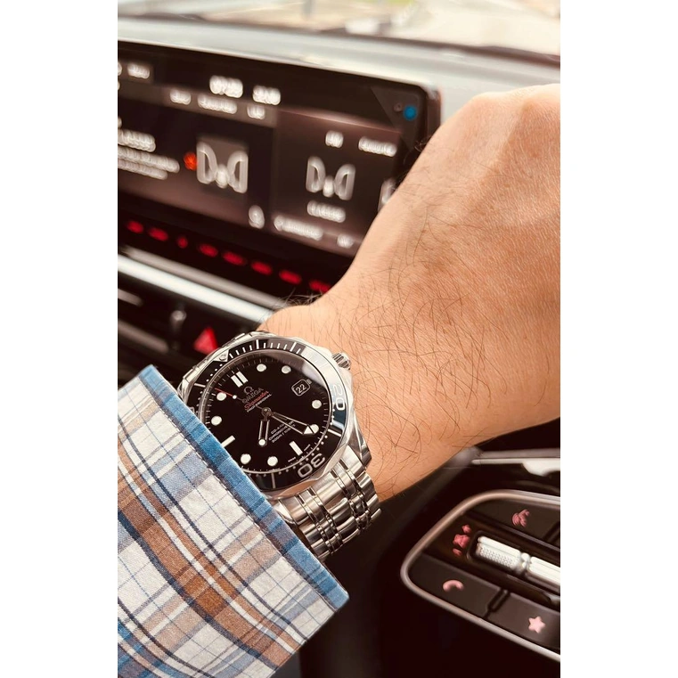 Omega Watch For Men - Seamaster Diver 300M Co-Axial 41 mm, Steel on Steel - Ref. 212.30.41.20.01.003