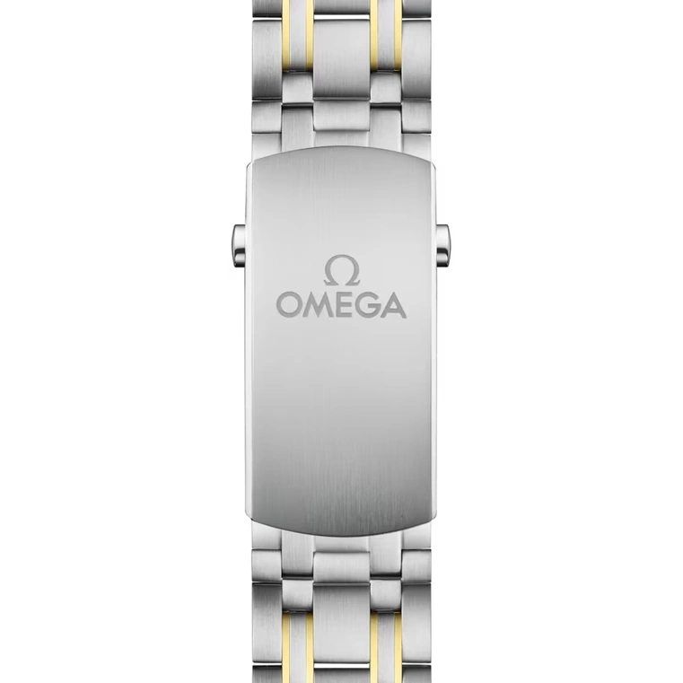 Omega Watch For Men - Seamaster Diver 300M Co-Axial Master Chronometer 42 mm, Steel-Yellow Gold, Blue Dial - Ref. 210.20.42.20.03.001