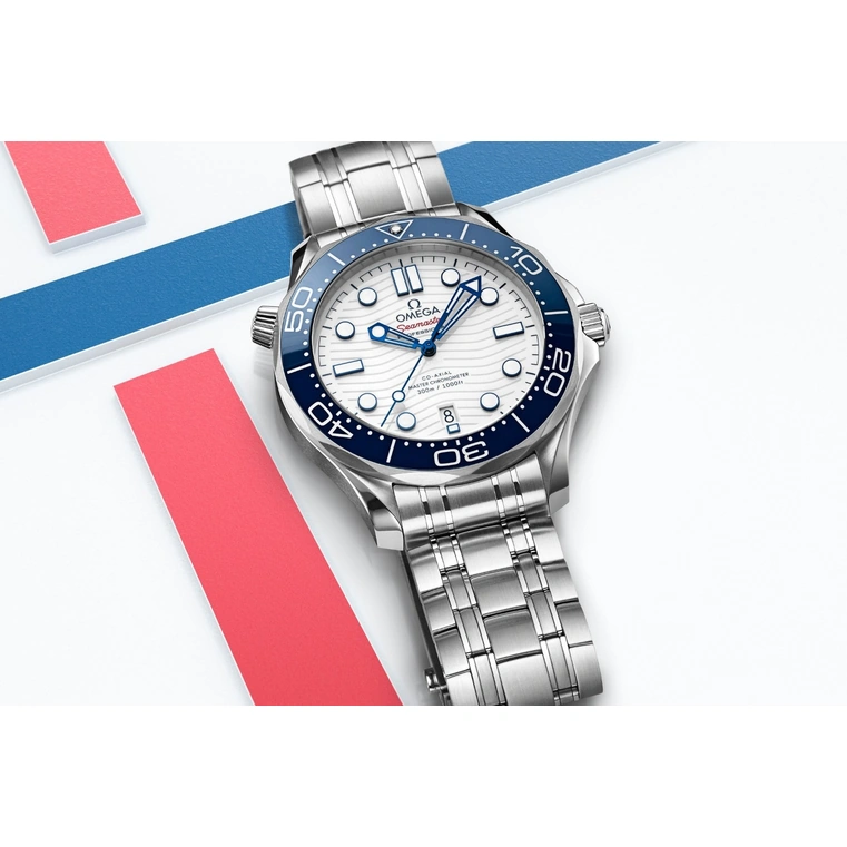 Omega Watch For Men - Seamaster Diver 300M Tokyo 2020 - Ref. 522.30.42.20.04.001