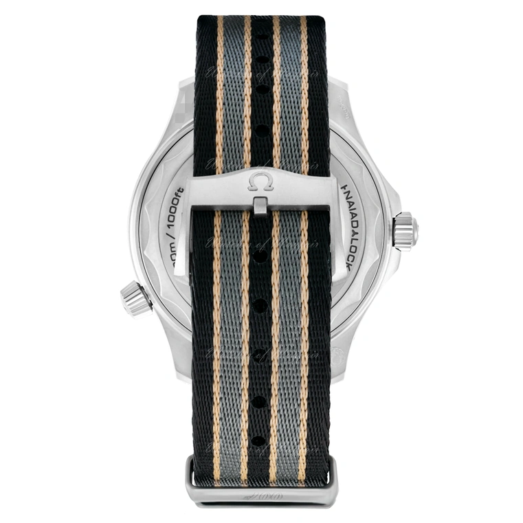 Omega Watch For Men - Seamaster Diver 300M, Black Ceramic Titanium, Black Dial - Ref. 210.92.42.20.01.001