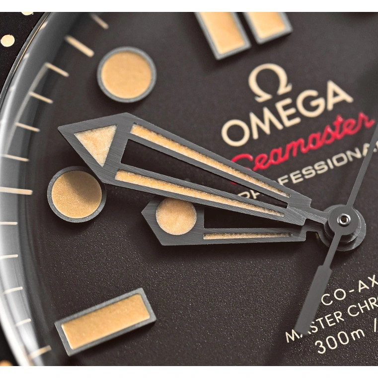 Omega Watch For Men - Seamaster Diver 300M, Black Ceramic Titanium, Black Dial - Ref. 210.92.42.20.01.001