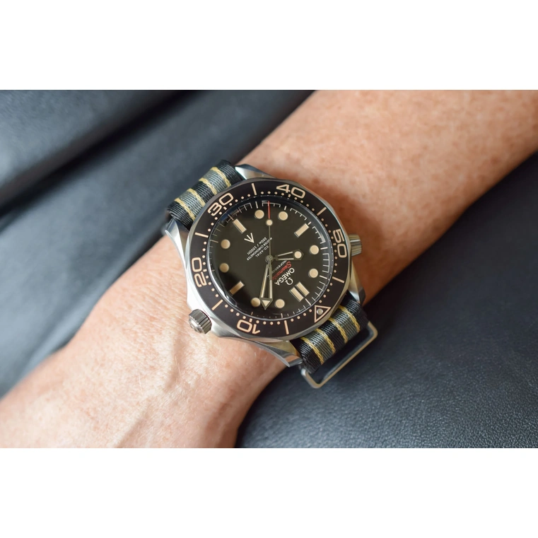 Omega Watch For Men - Seamaster Diver 300M, Black Ceramic Titanium, Black Dial - Ref. 210.92.42.20.01.001