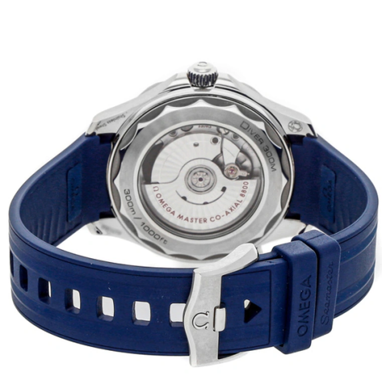 Omega Watch For Men - Seamaster Diver 300M, Steel on Grey Rubber Strap - Ref. 210.32.42.20.06.001