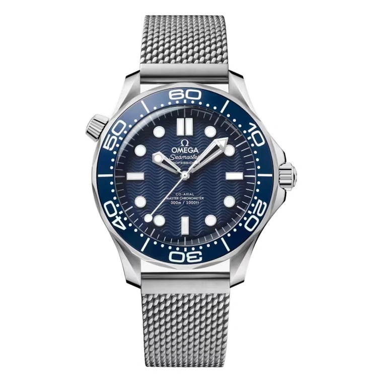 Omega Watch For Men - Seamaster Diver 300M, Steel on Steel - Ref. 210.30.42.20.03.002