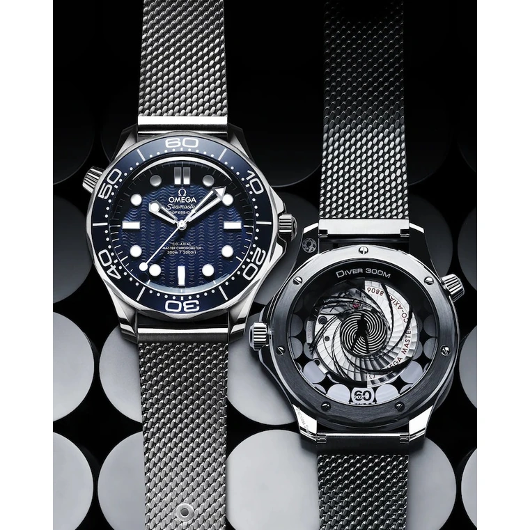 Omega Watch For Men - Seamaster Diver 300M, Steel on Steel - Ref. 210.30.42.20.03.002
