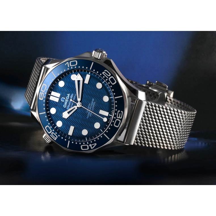 Omega Watch For Men - Seamaster Diver 300M, Steel on Steel - Ref. 210.30.42.20.03.002