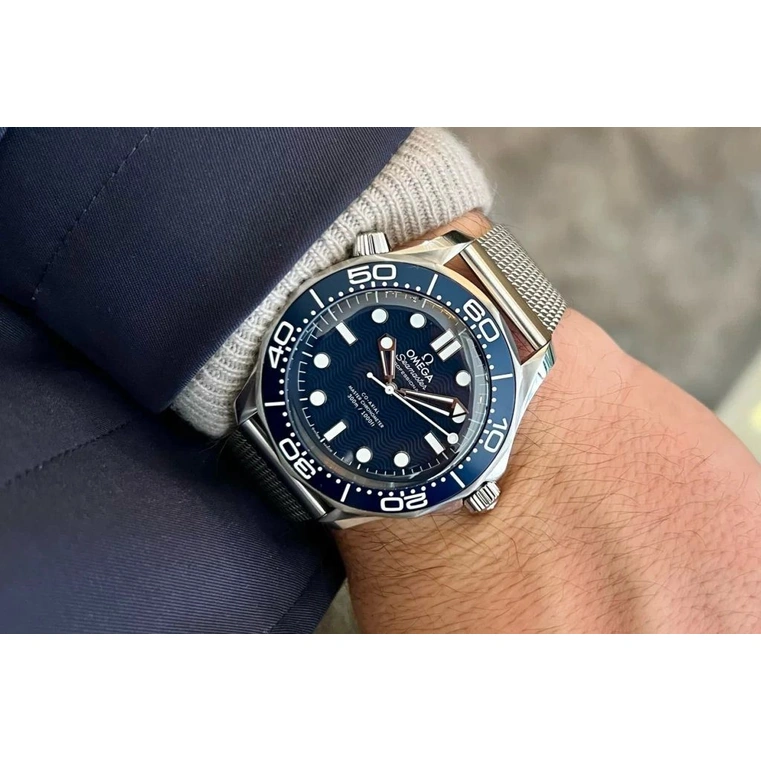 Omega Watch For Men - Seamaster Diver 300M, Steel on Steel - Ref. 210.30.42.20.03.002