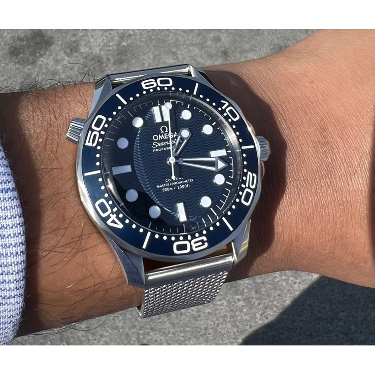 Omega Watch For Men - Seamaster Diver 300M, Steel on Steel - Ref. 210.30.42.20.03.002