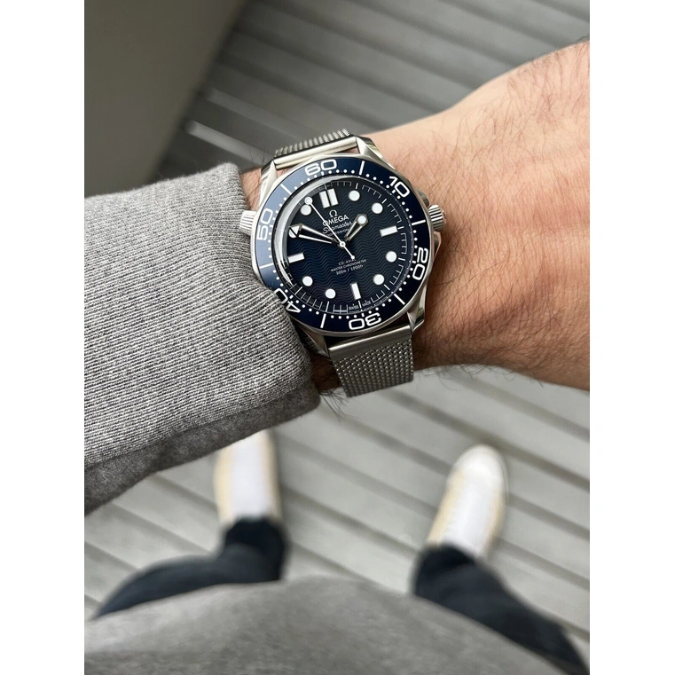 Omega Watch For Men - Seamaster Diver 300M, Steel on Steel - Ref. 210.30.42.20.03.002