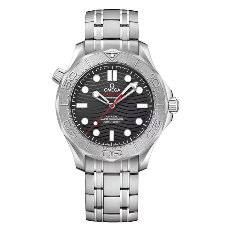 Omega Watch For Men - Seamaster Diver 300M, Steel on Steel, Black Dial - Ref. 210.30.42.20.01.002