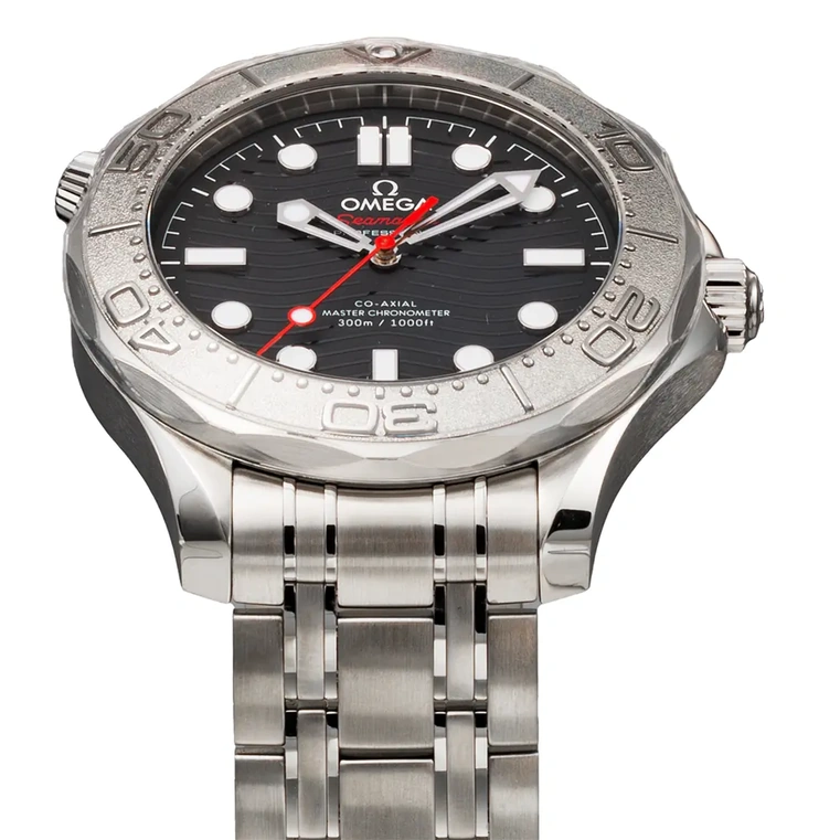 Omega Watch For Men - Seamaster Diver 300M, Steel on Steel, Black Dial - Ref. 210.30.42.20.01.002