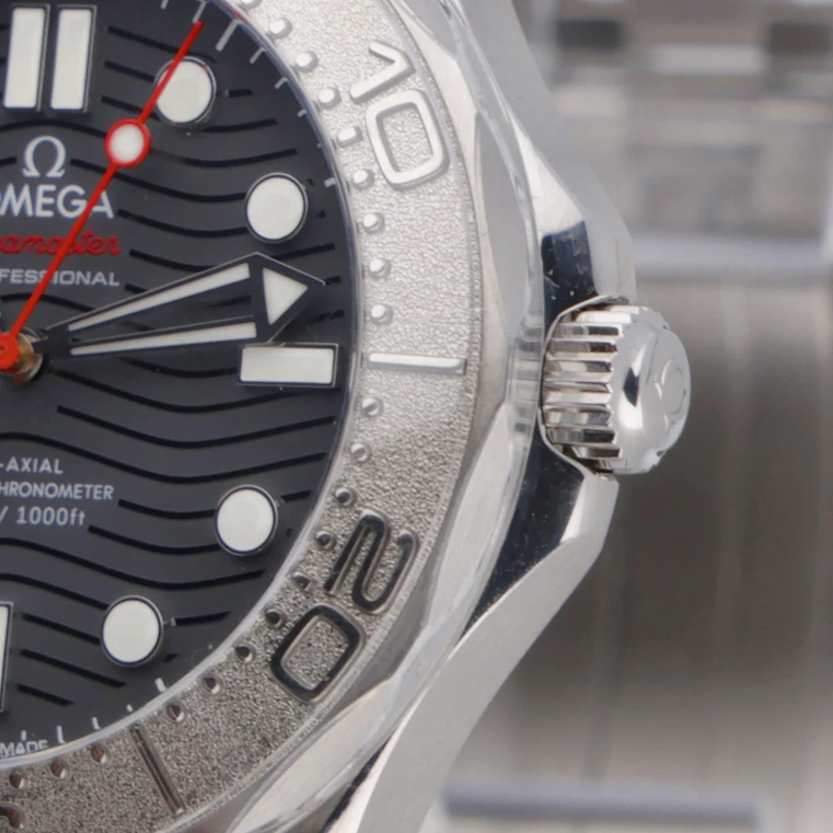 Omega Watch For Men - Seamaster Diver 300M, Steel on Steel, Black Dial - Ref. 210.30.42.20.01.002