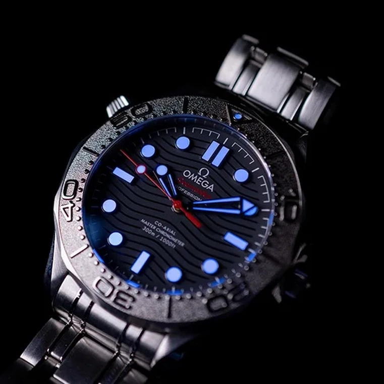 Omega Watch For Men - Seamaster Diver 300M, Steel on Steel, Black Dial - Ref. 210.30.42.20.01.002