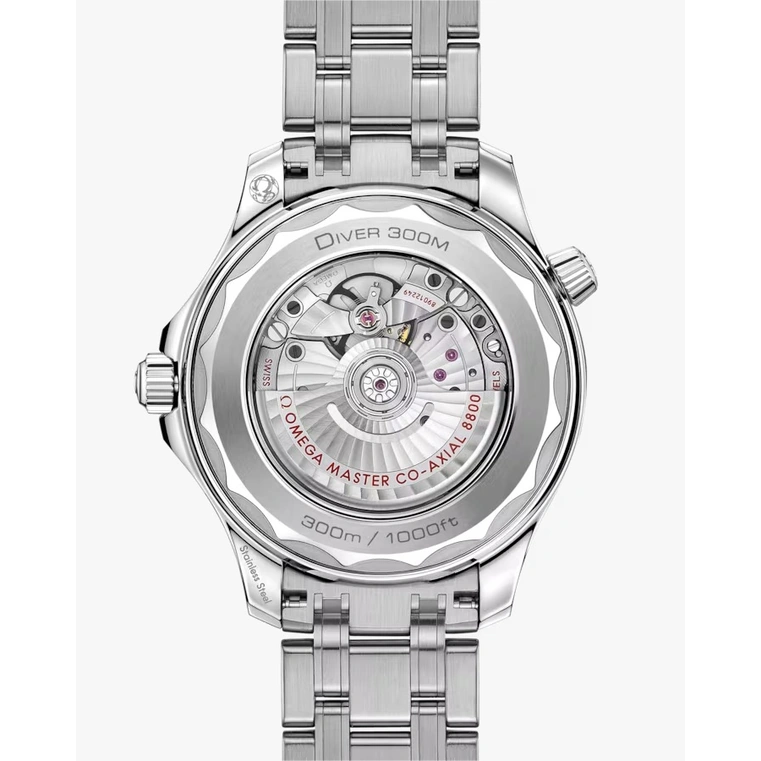 Omega Watch For Men - Seamaster Diver 300M, Steel on Steel, Blue Dial - Ref. 210.30.42.20.03.001