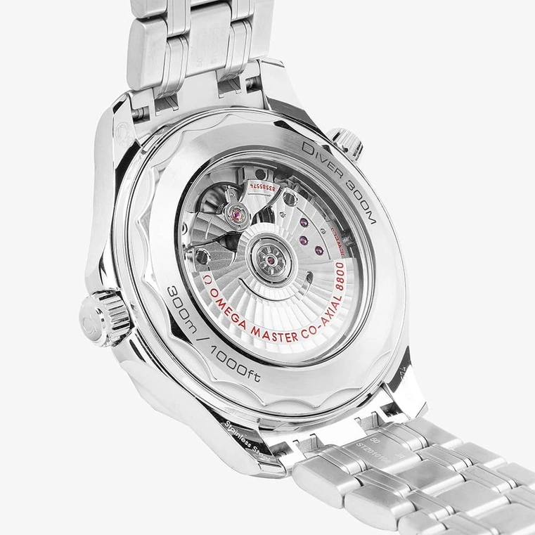 Omega Watch For Men - Seamaster Diver 300M, Steel on Steel, Green Dial - Ref. 210.30.42.20.10.001