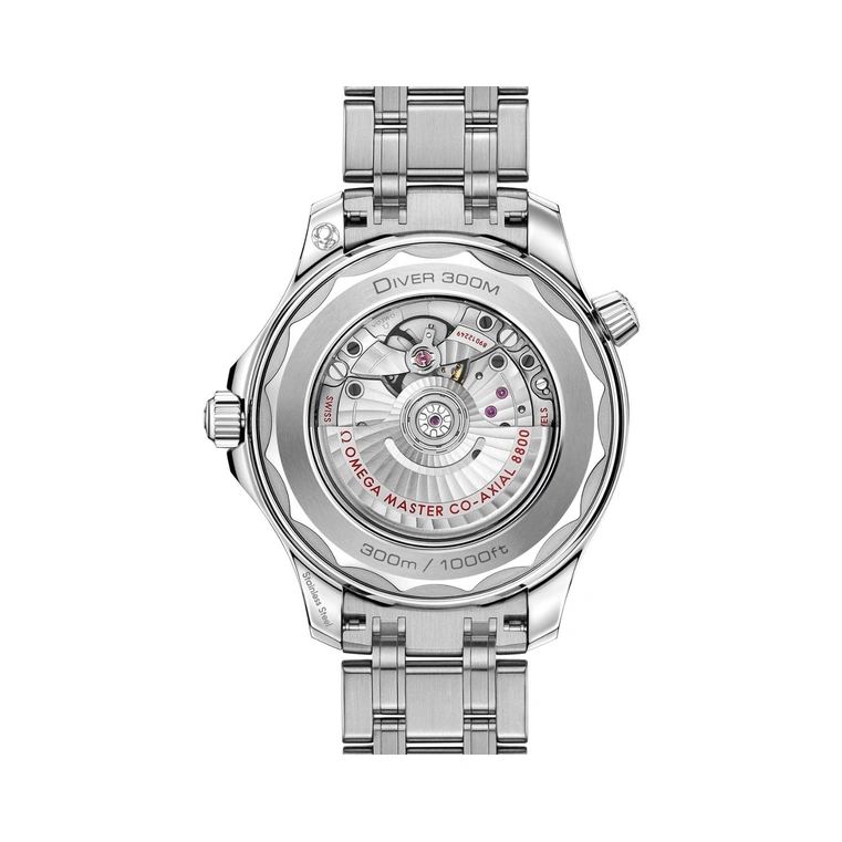 Omega Watch For Men - Seamaster Diver 300M, Steel on Steel, Green Dial - Ref. 210.30.42.20.10.001