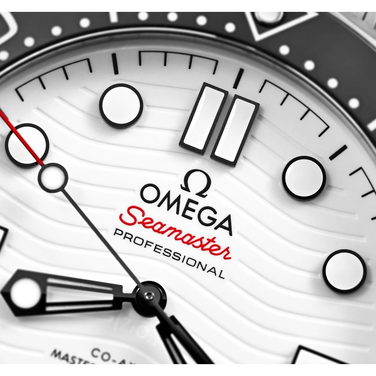 Omega Watch For Men - Seamaster Diver 300M, Steel on Steel, White Dial - Ref. 210.30.42.20.04.001