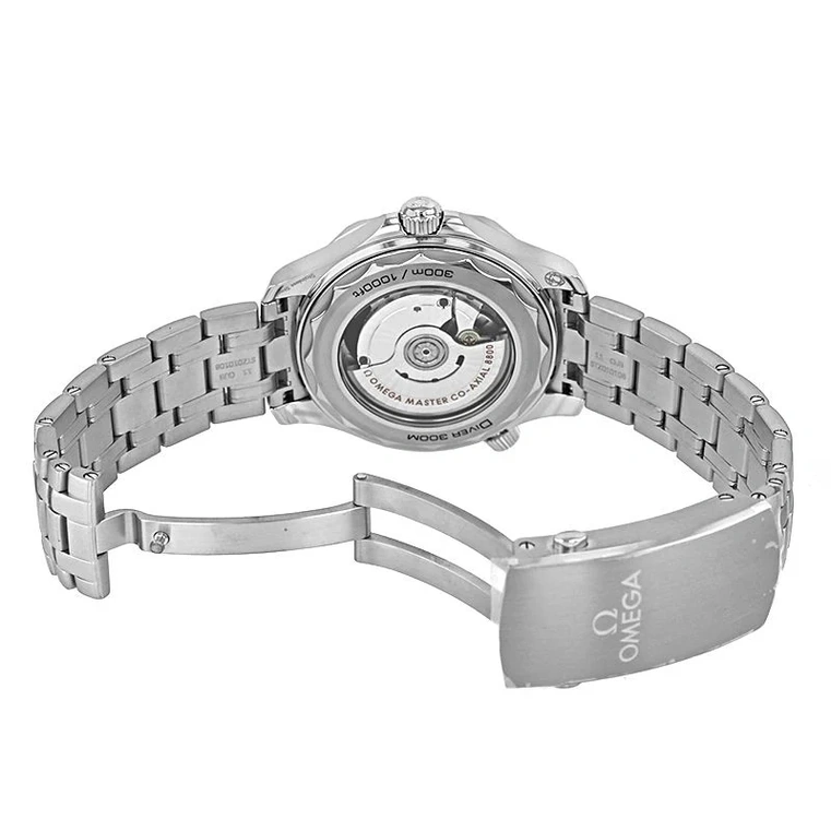 Omega Watch For Men - Seamaster Diver 300M, Steel on Steel, White Dial - Ref. 210.30.42.20.04.001