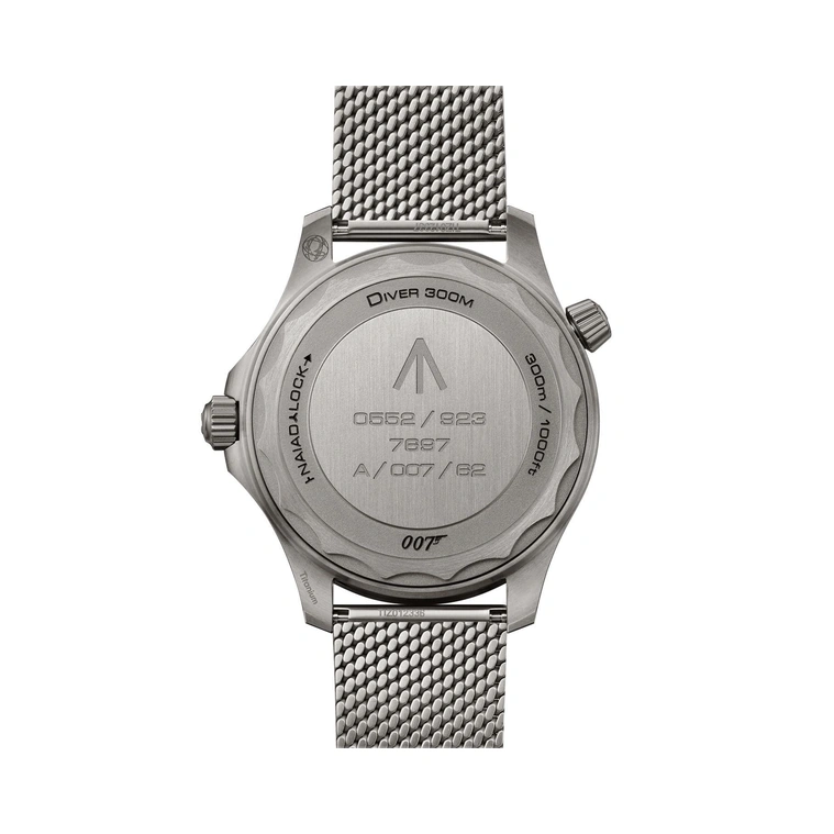 Omega Watch For Men - Seamaster Diver 300M, Titanium, Black Dial - Ref. 210.90.42.20.01.001