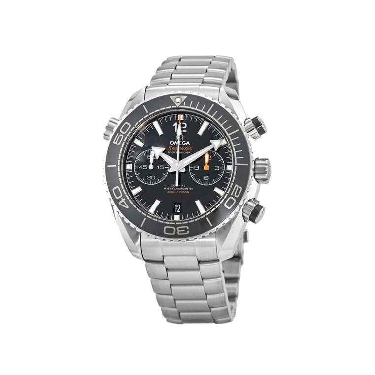 Omega Watch For Men - Seamaster Planet Ocean 600M Chronograph, 45.5 mm, Steel, Black Dial - Ref. 215.30.46.51.01.001