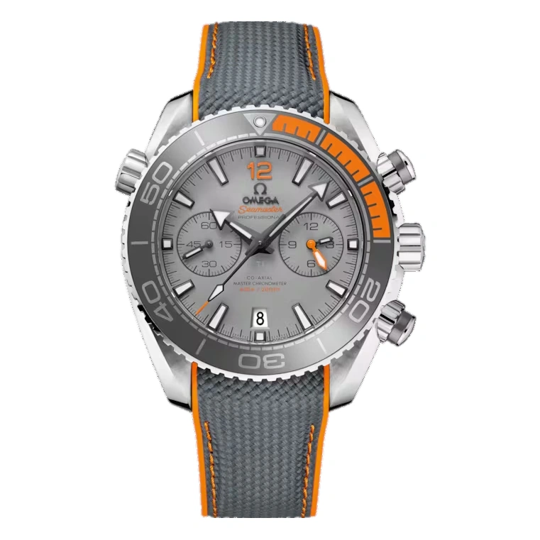 Omega Watch For Men - Seamaster Planet Ocean 600M Chronograph, Titanium, Black Dial - Ref. 215.92.46.51.99.001